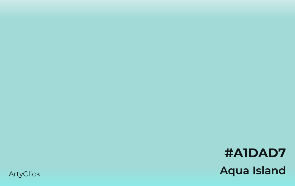Aqua Island #A1DAD7