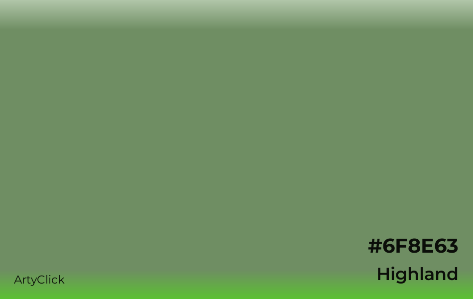 Highland #6F8E63